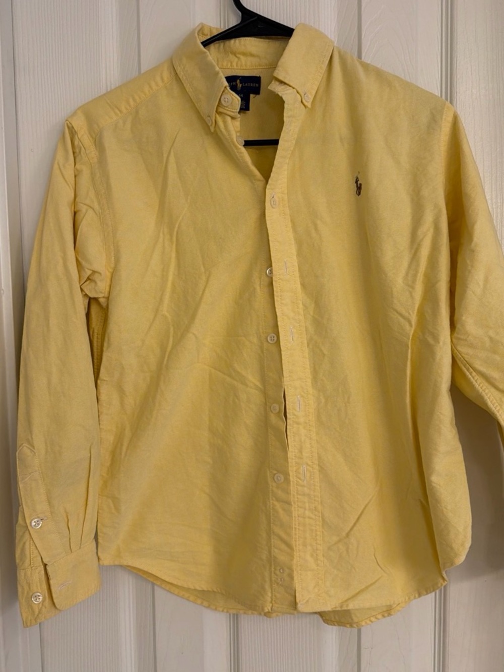 Polo Ralph Lauren Kids Yellow Button-Down Oxford Shirt